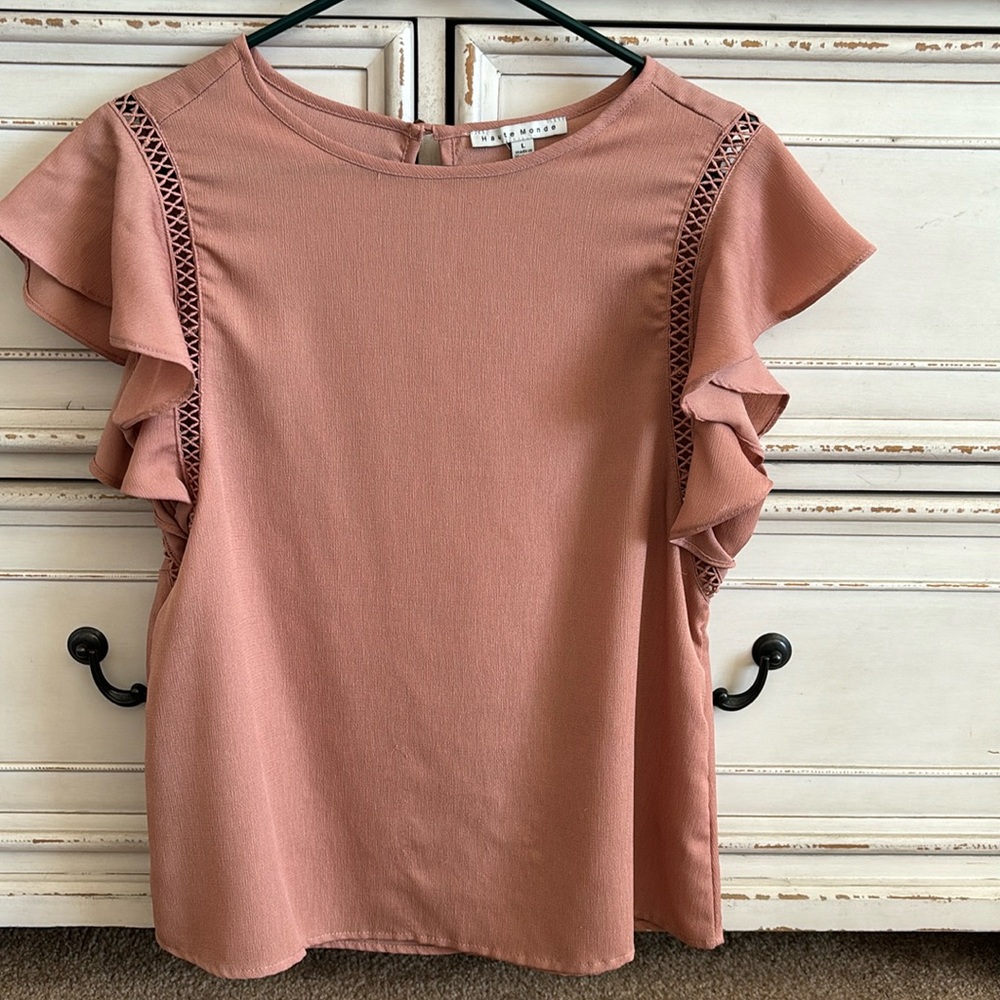 Pink blouse